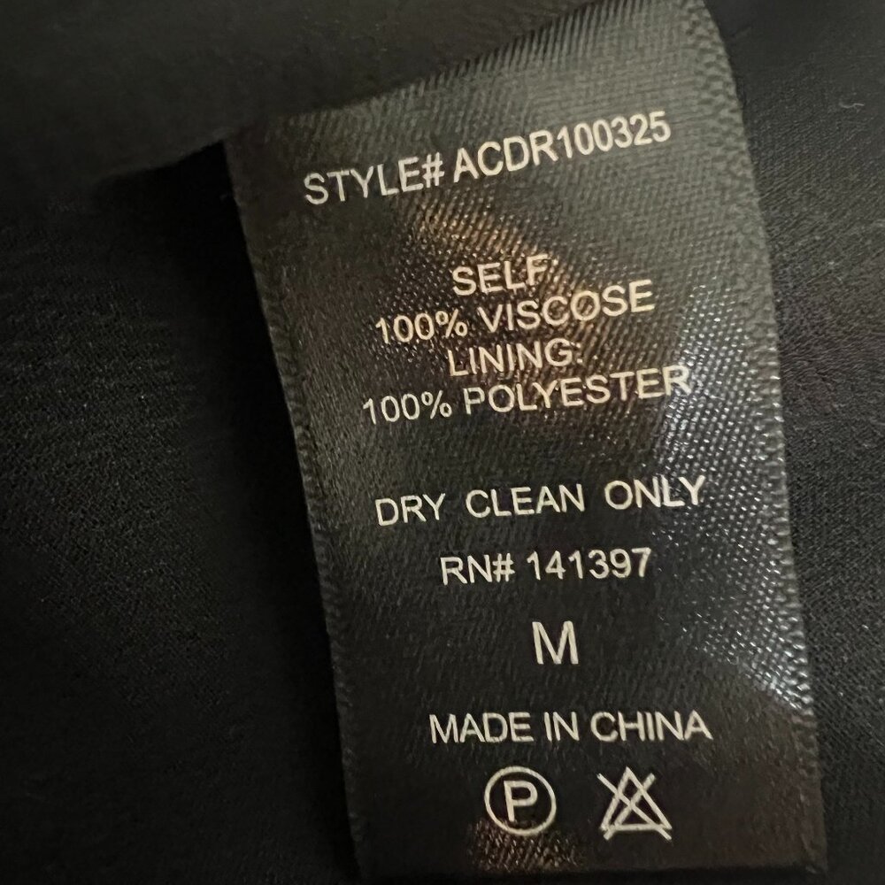 ASTR Black Lilac Floral Marinke Mini Dress SIZE M - Picture 14 of 15